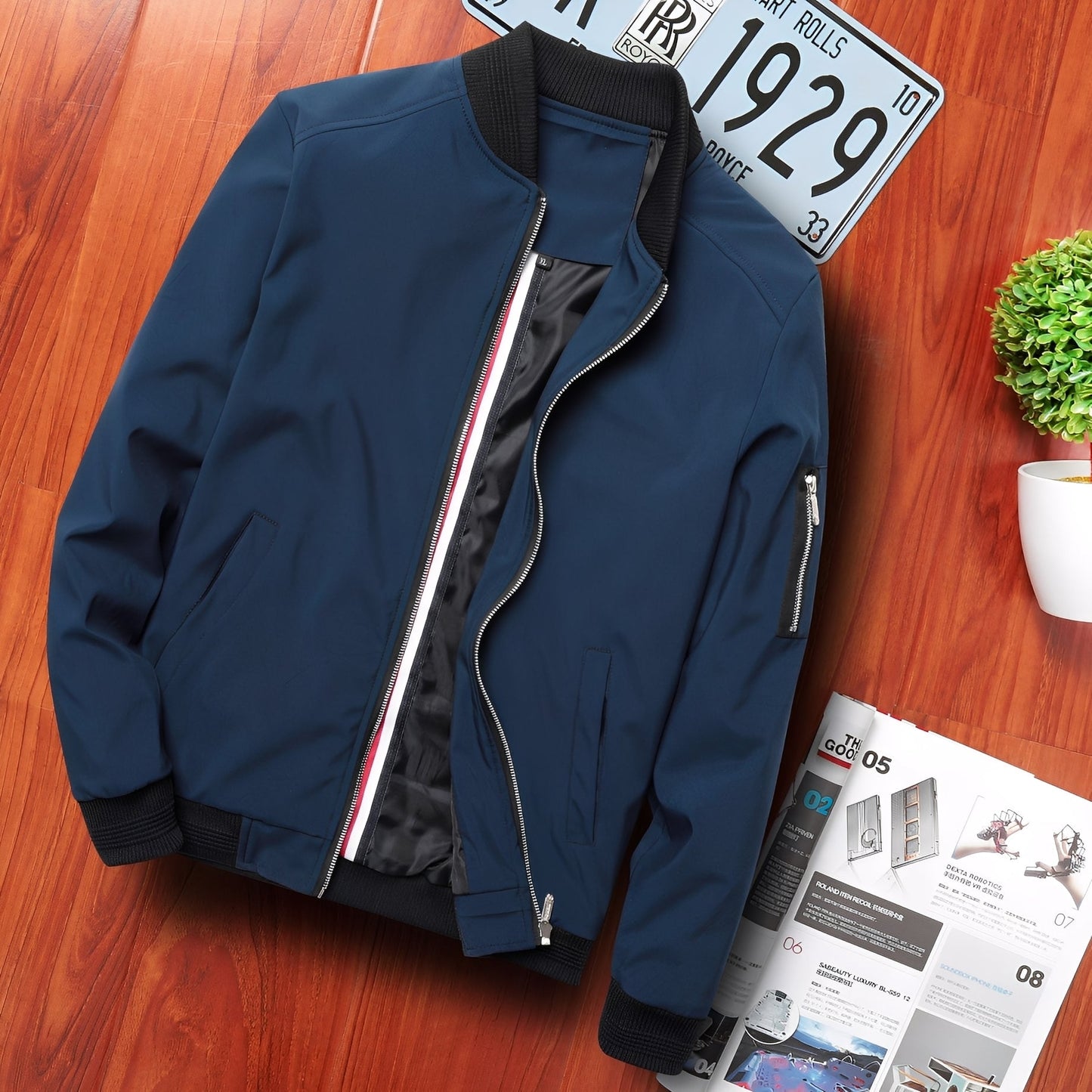 Leonard - Στιλάτη Μπόμπερ Τζάκετα για Άνδρες