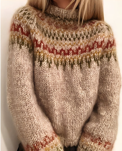 Macey - Χοντρή πλεκτή ζακέτα για γυναίκες