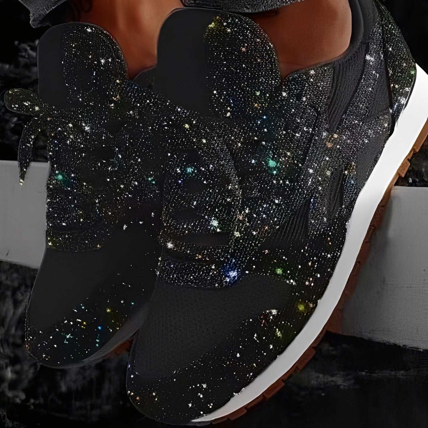 Kaycee - Shiny, everyday Muffin-Sneakers for women