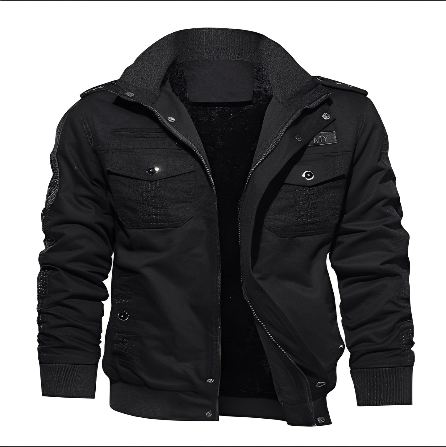 Gary - Στιλάτο μπουφάν fleece με τσέπες για άνδρες