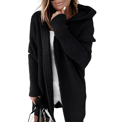 Maryellen - Πλεκτή ζακέτα με κουκούλα για γυναίκες