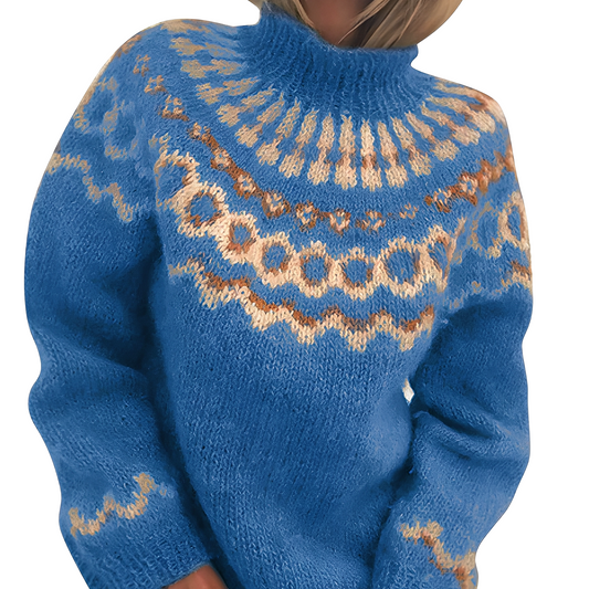 Charlee - Ζεστό, χαλαρό κοπτό ζιβάγκο για γυναίκες