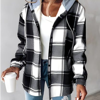 Briana - Casual, warm hooded cardigan for women