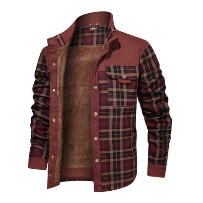 Harmon - Στιλάτη καρό ζακέτα για άνδρες