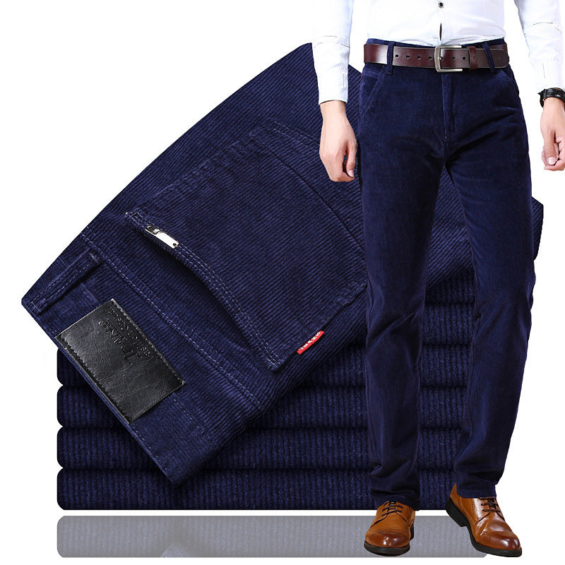 Douglas - Retro Elastic Cord Pants for Men