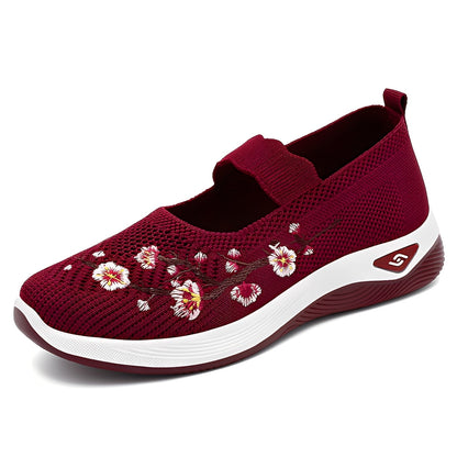 Jazmin - Everyday, breathable embroidered shoes for women