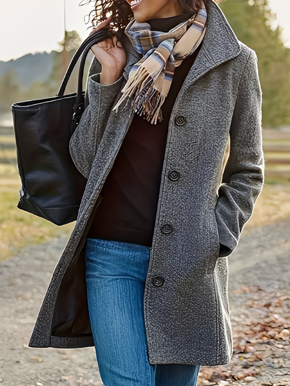 Jaclyn - Modern, multifunctional tweed cape for women