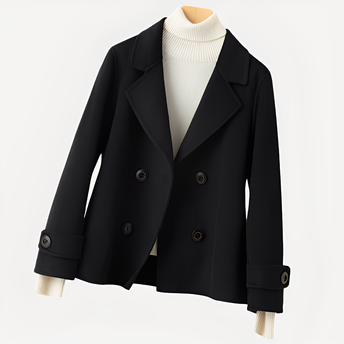 Sofia - Elegant short cashmere jacket for women