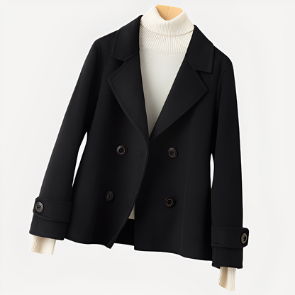 Sofia - Elegant short cashmere jacket for women