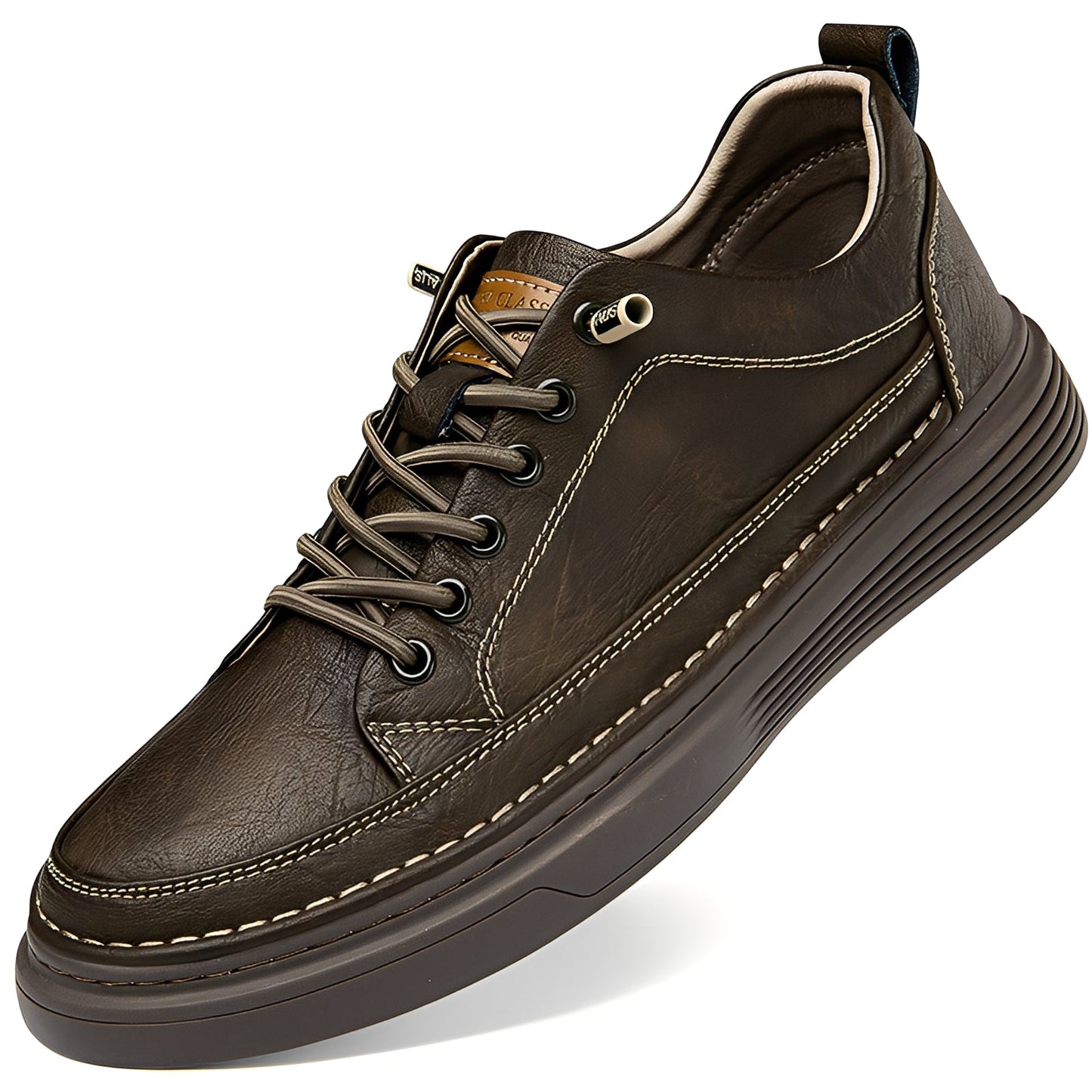 Damion - Classic Leather Sneakers for Men