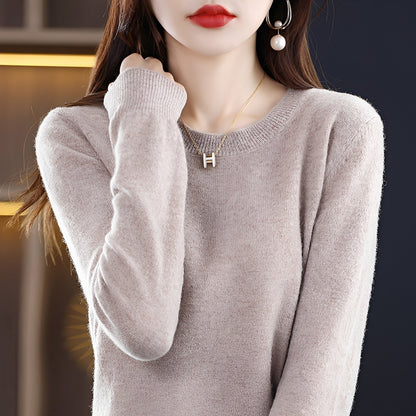 Julia - Ελαφρύς, στενός μάλλινος πουλόβερ για γυναίκες