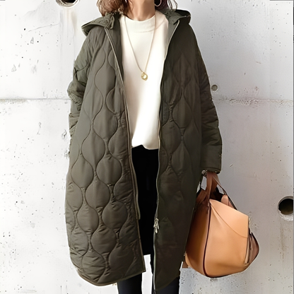 Suzanne - Warm hooded jacket for women