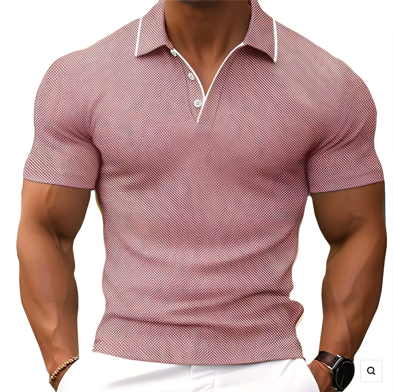 Florence - Codzienna koszulka polo z guzikami dla mężczyzn