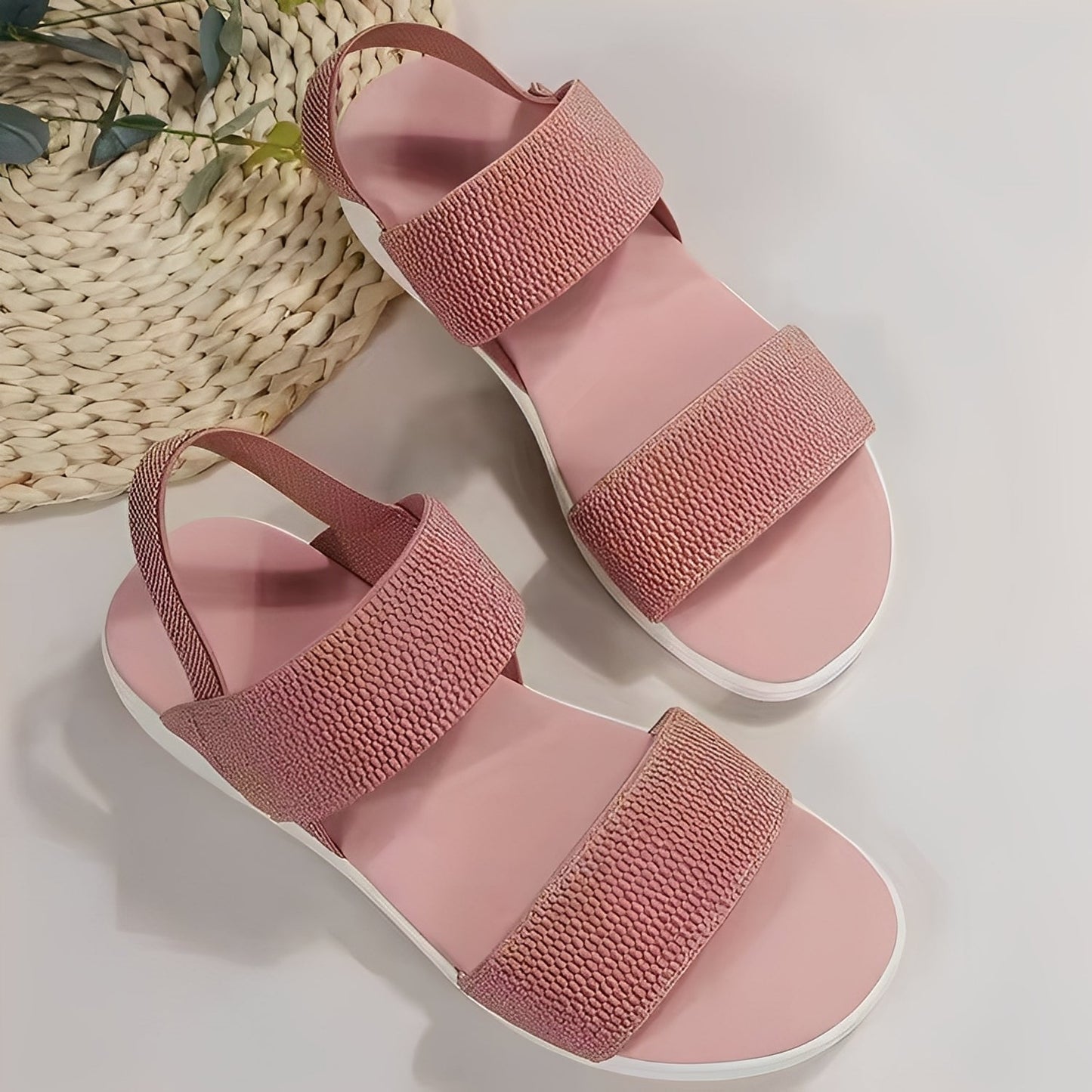 Jessika - Everyday flat flip-flops made of Flyknit for women