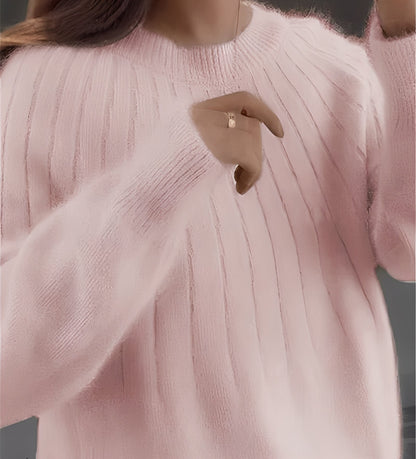 Josslyn - Κομψό, χαλαρό κασμιρένιο πουλόβερ για γυναίκες