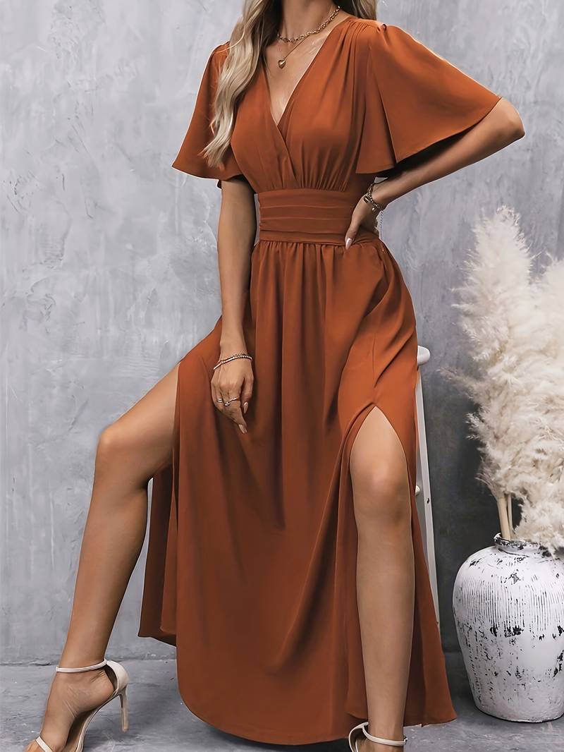 Juliette – Φόρεμα με Βολάν και Πτυχωτή Μέση για Γυναίκες