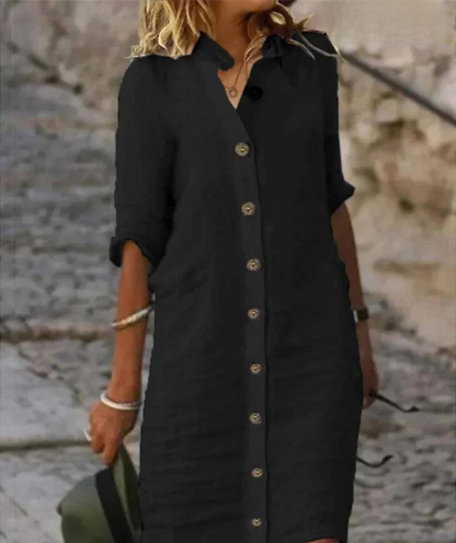 Tilda – Summer dress with buttons