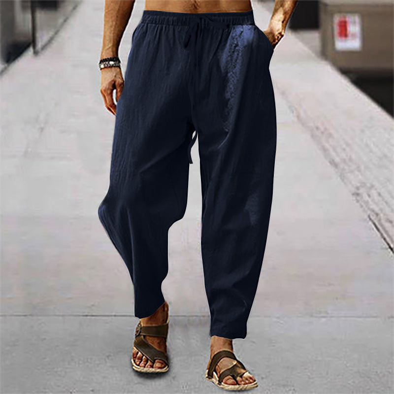 Titus - Men's Beach Pants Made of Cotton and Linen