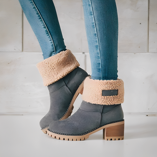Joella - Warm Leather Ankle Boots for Women