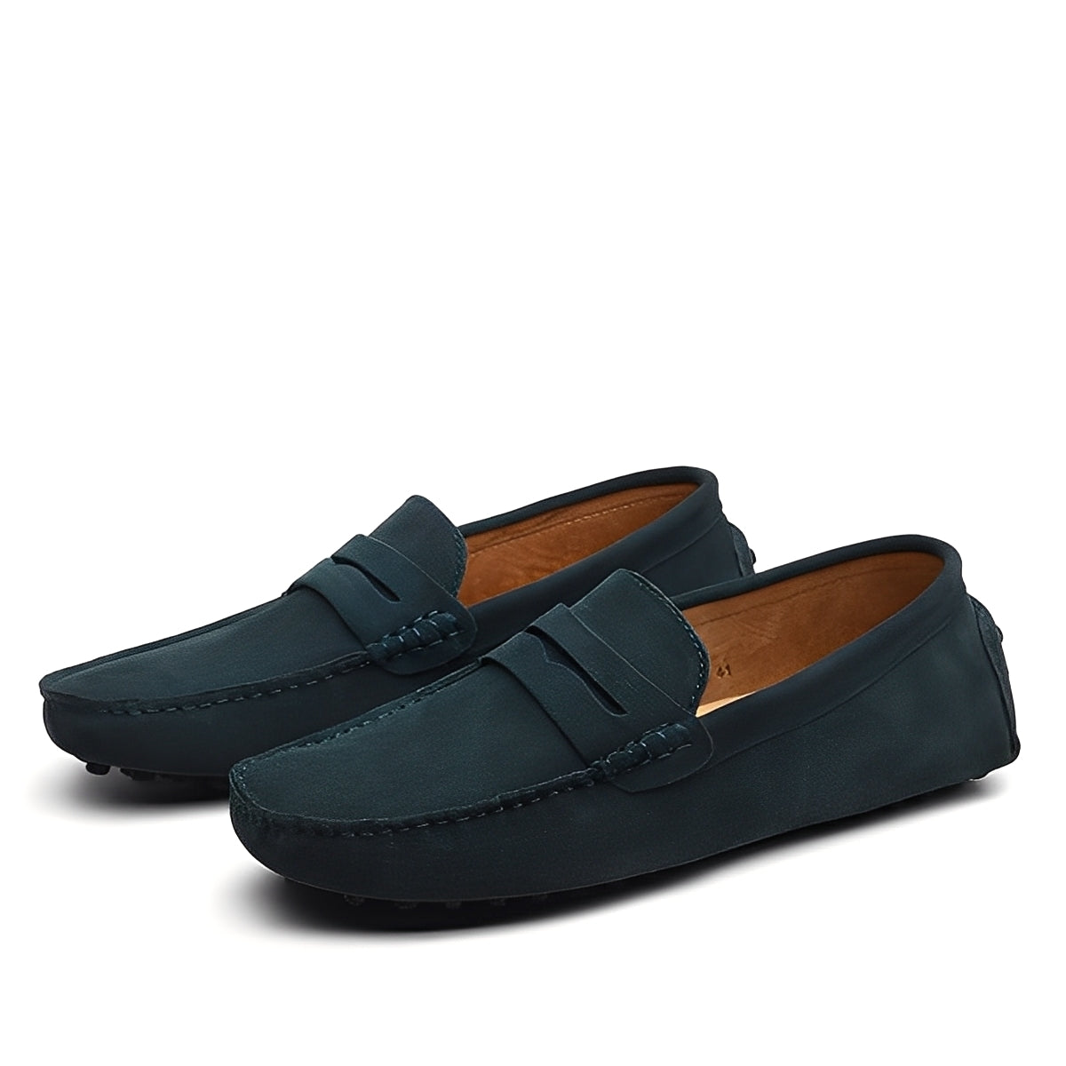 Joshua - Stylish suede leather moccasins for men