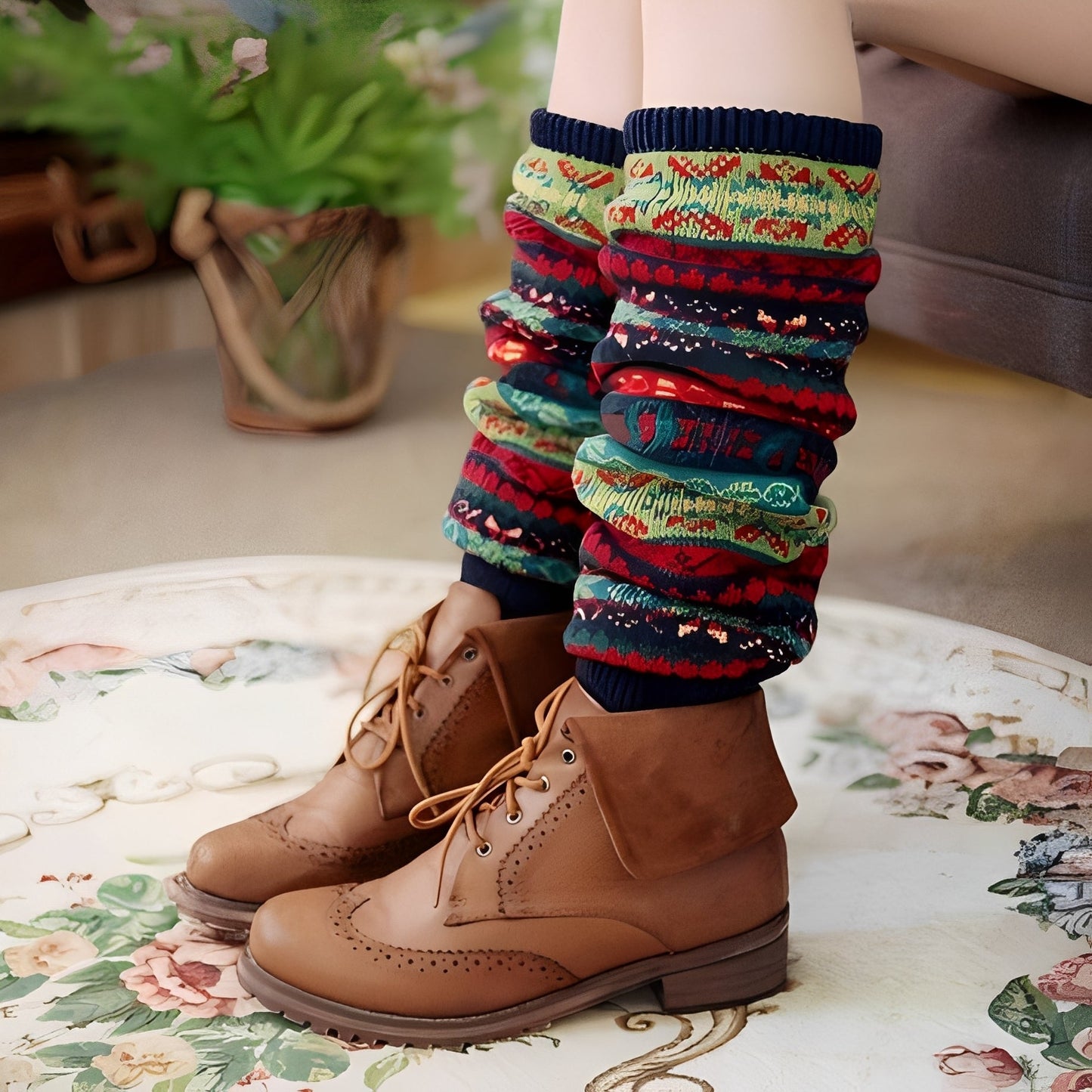 Suzanna - Στιλάτες, ζεστές, παχιές βαμβακερές κάλτσες για γυναίκες