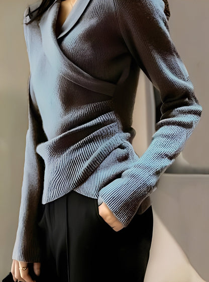 Kaelee - Κλασικός ζεστός πλεκτός πουλόβερ για γυναίκες