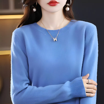 Julia - Ελαφρύς, στενός μάλλινος πουλόβερ για γυναίκες