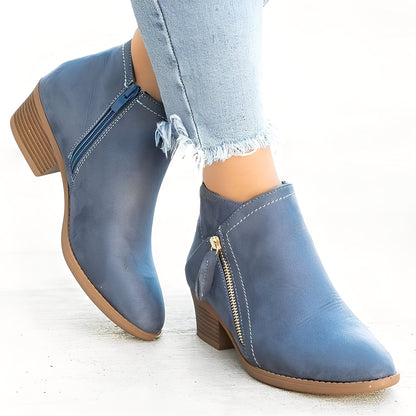 Mirabelle - Stylish Ankle Boots with Zipper for Women