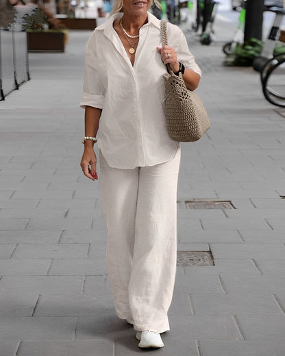 Beth - Comfortable Summer Linen Set