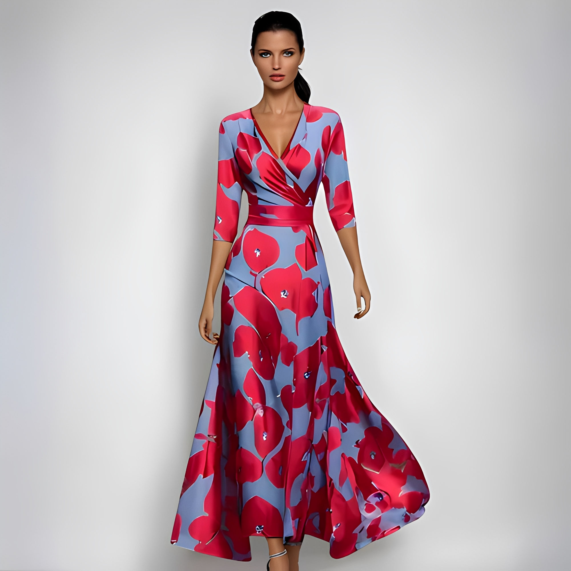 Merlin - Elegant floral dress for women