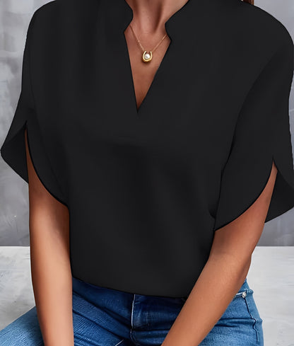 Chantelle - Απλή μπλούζα με V-λαιμόκοψη για γυναίκες