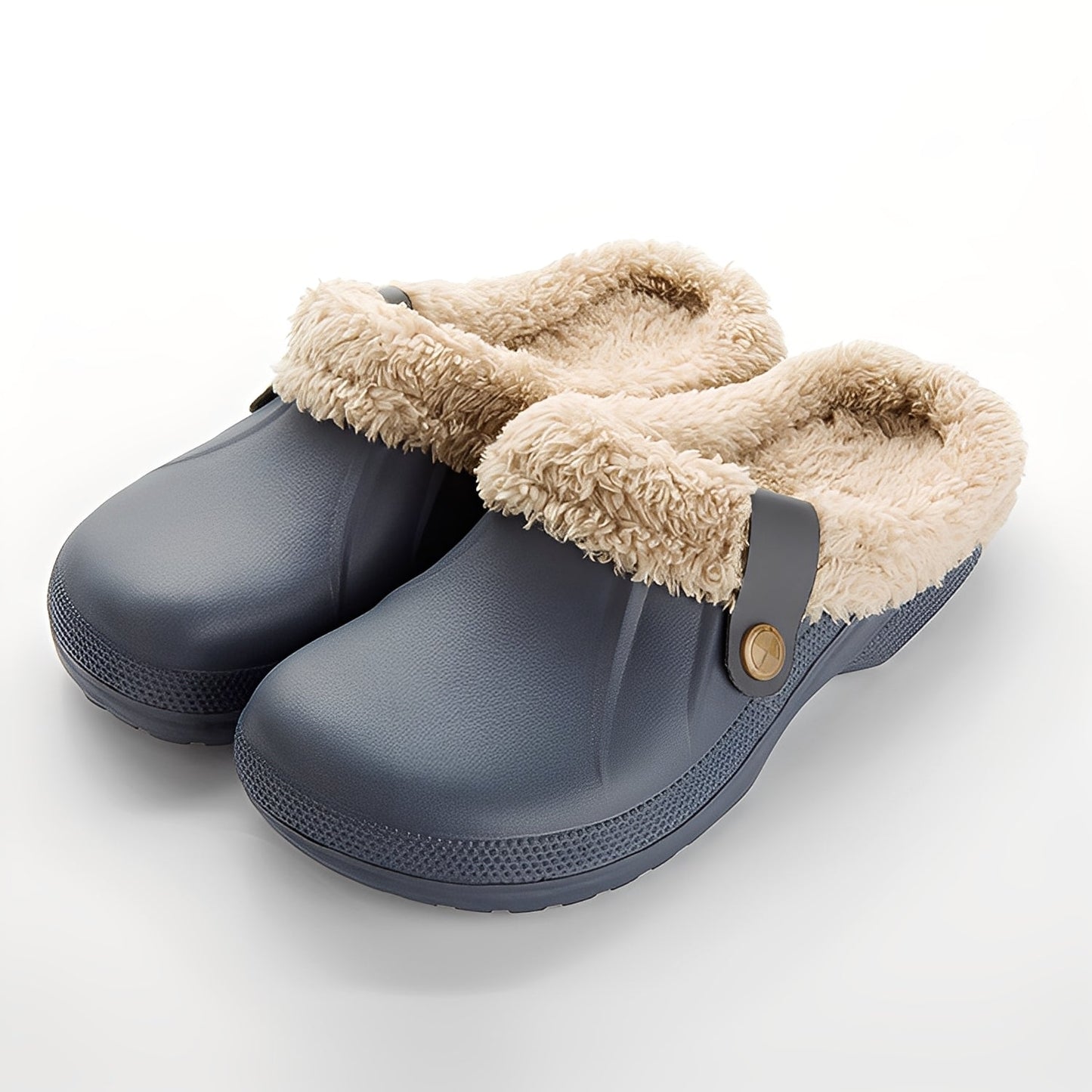 Melba - Warm clogs with fleece lining for women