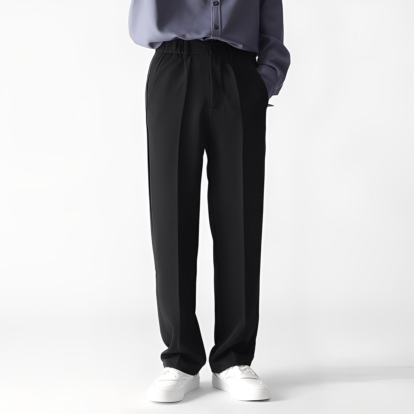 Dewey - Loose cut pleated pants for men