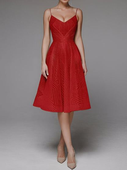 Anabelle - Elegant sleeveless dress with straps for women