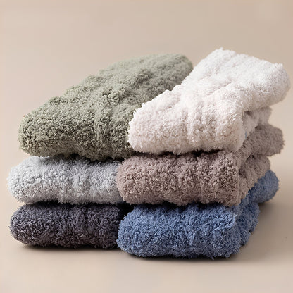 Neely - Chaussettes unisexes en velours polaire chaud