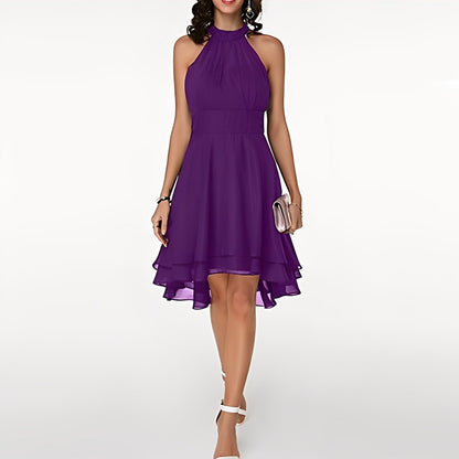 Melissa - Robe en chiffon avec volants ludiques pour femmes