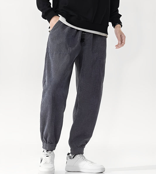 Nicholas - Stylish jogging pants made of corduroy for men