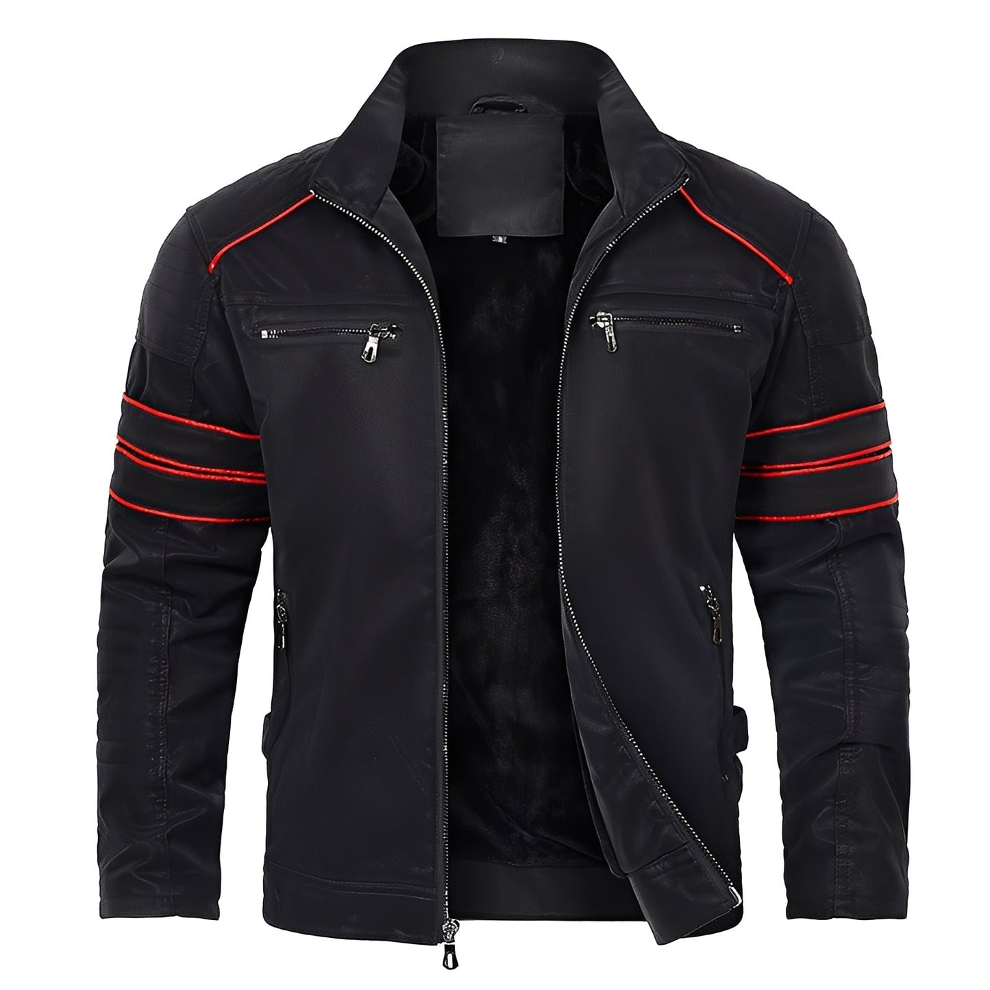 Jerold - Stylish Leather Motorcycle Jacket for Men