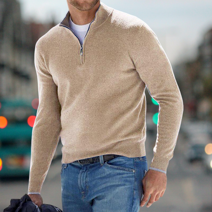 Carlo – Sweater with Zipper