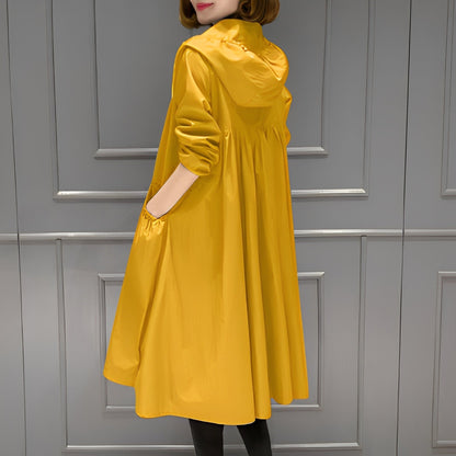 Margarette - Stylish Hooded Raincoat for Women