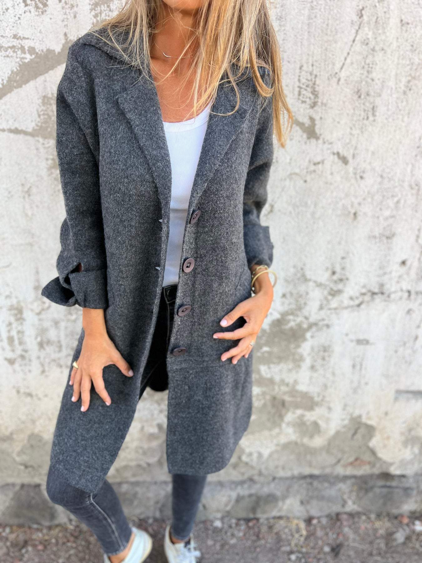 Diletta – Long Knitted Coat