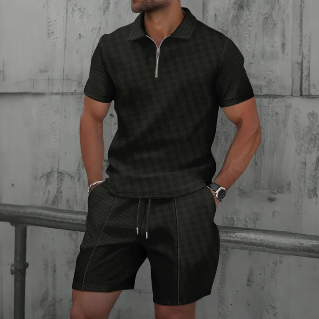 Zephyr - Men Cotton Co-ord Set in Relaxed Style
