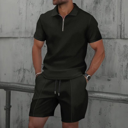 Zephyr - Men Cotton Co-ord Set in Relaxed Style