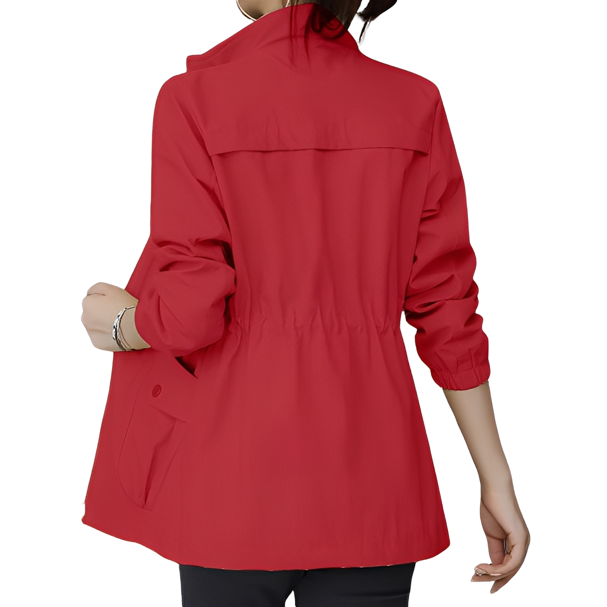 Gwenda - Stylish jacket with adjustable waist for women