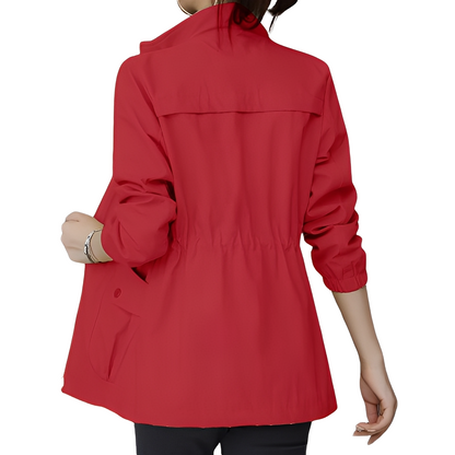 Gwenda - Stylish jacket with adjustable waist for women