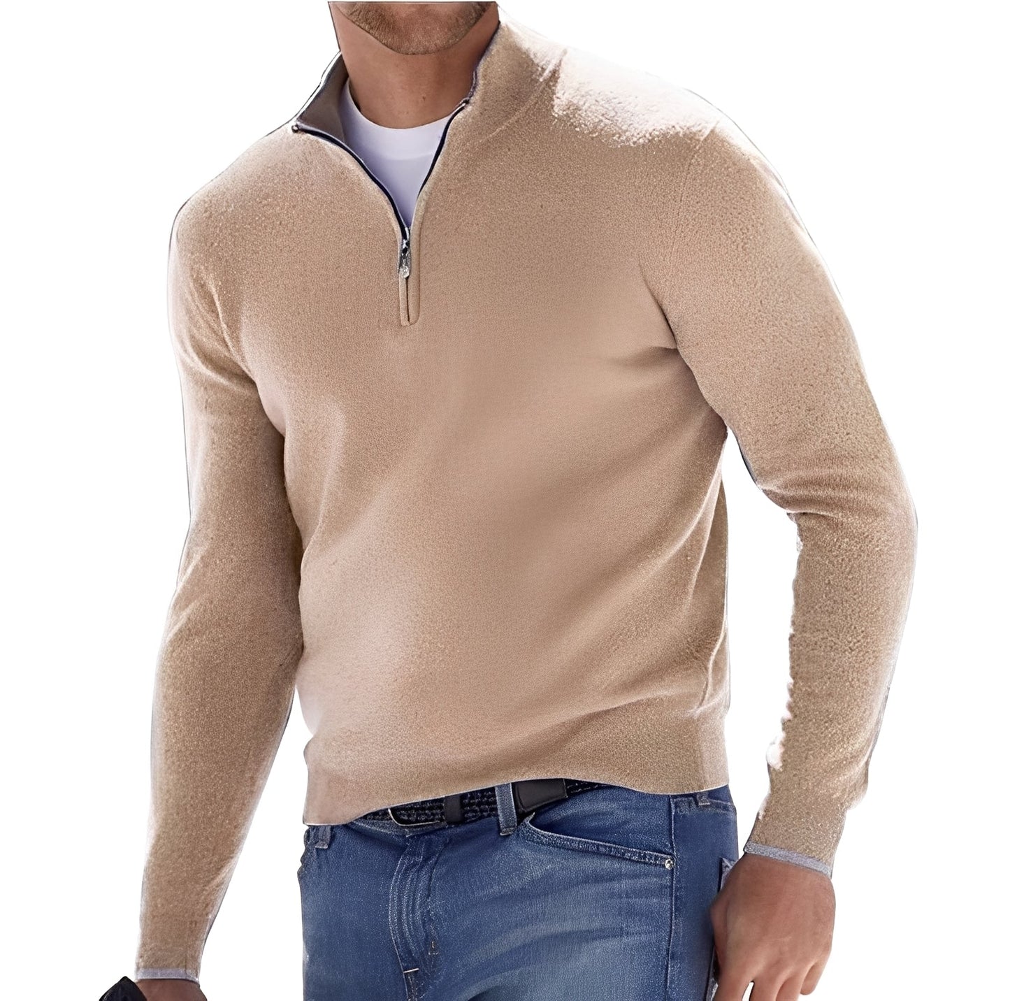 Eliott - Cashmere Men's Sweater with Zipper