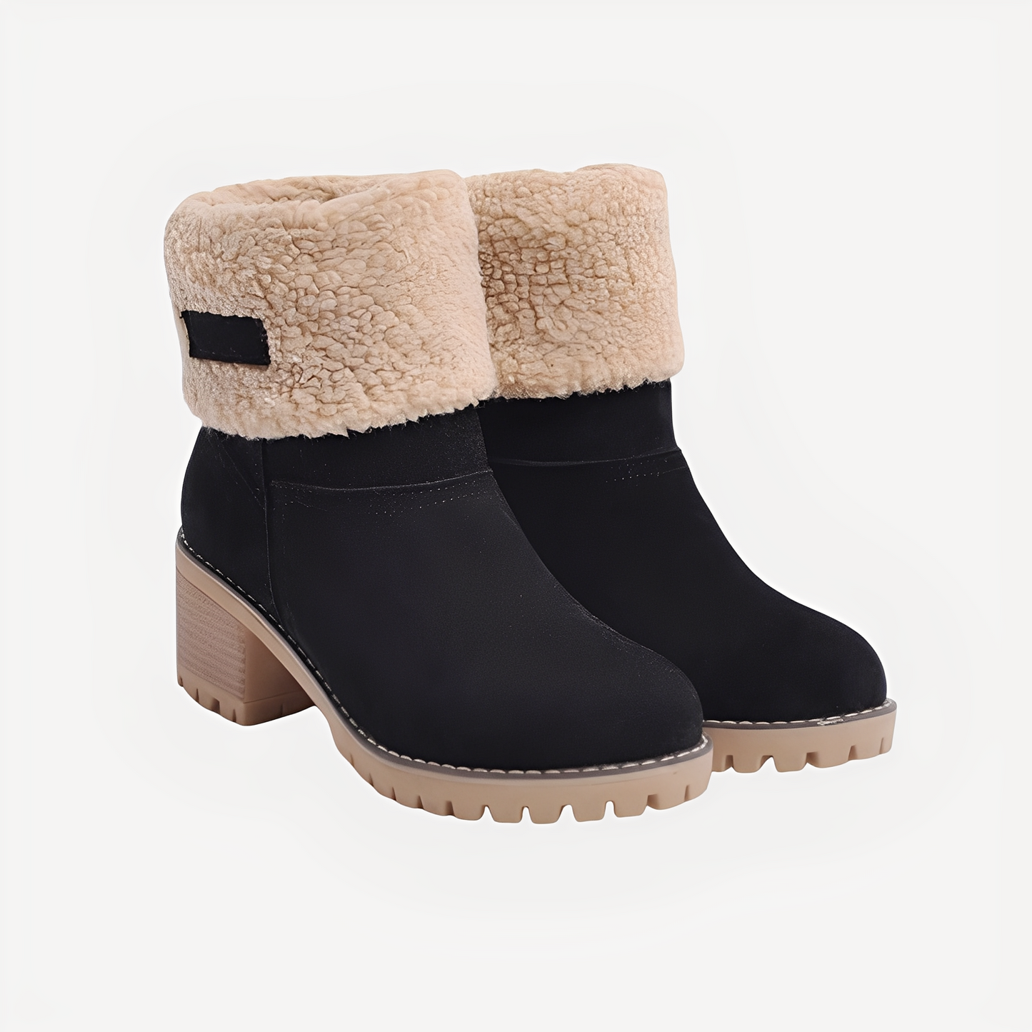 Claudia - Elegant, warm winter boots with heels for women