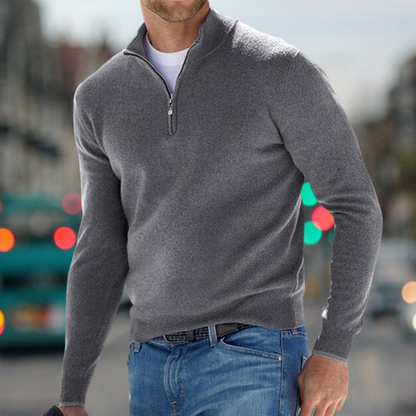 Carlo – Sweater with Zipper