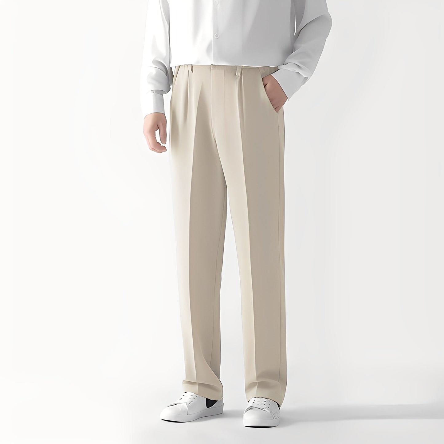 Dewey - Loose cut pleated pants for men