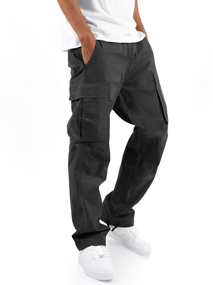 Cooper - Relaxed Cargo Pants with Drawstring for Men